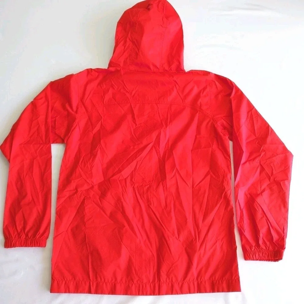 Columbia Glennaker Youth Rain Jacket Size Large Red with Hood